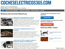 Tablet Screenshot of cocheselectricos365.com